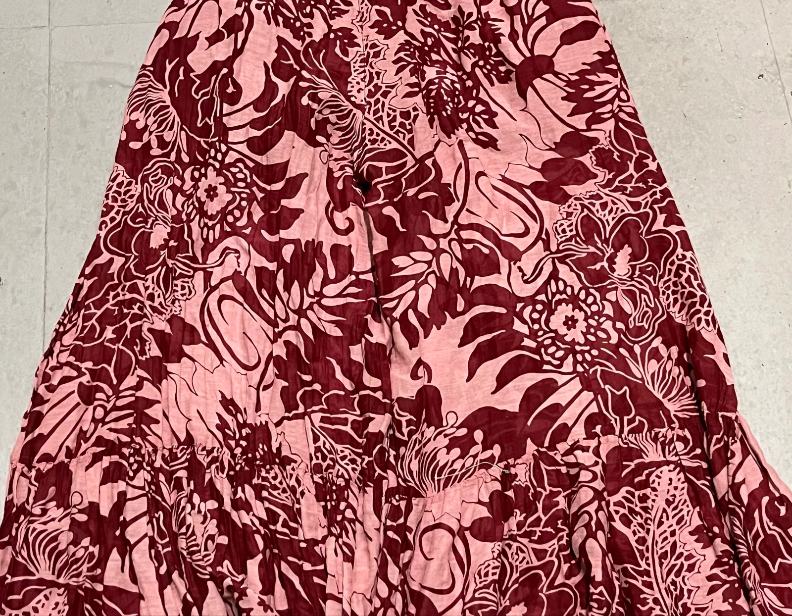 Saia de algodão e seda estampada – photo 6